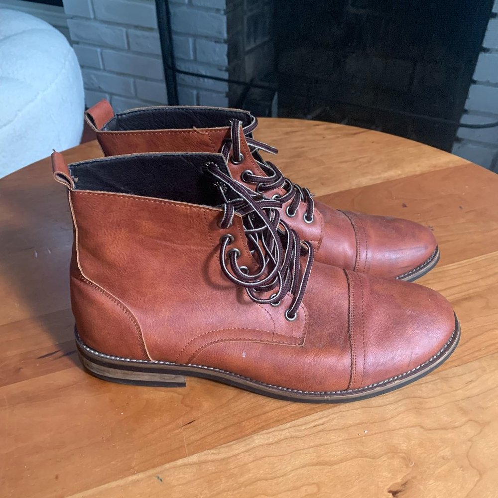 Men's Aldo Leather Boots - Size 10